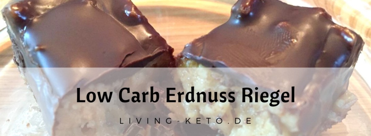 Low Carb Erdnuss Riegel