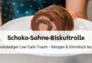 Schoko-Sahne-Biskuitrolle: Schokoladiger Low-Carb-Traum – himmlisch lecker