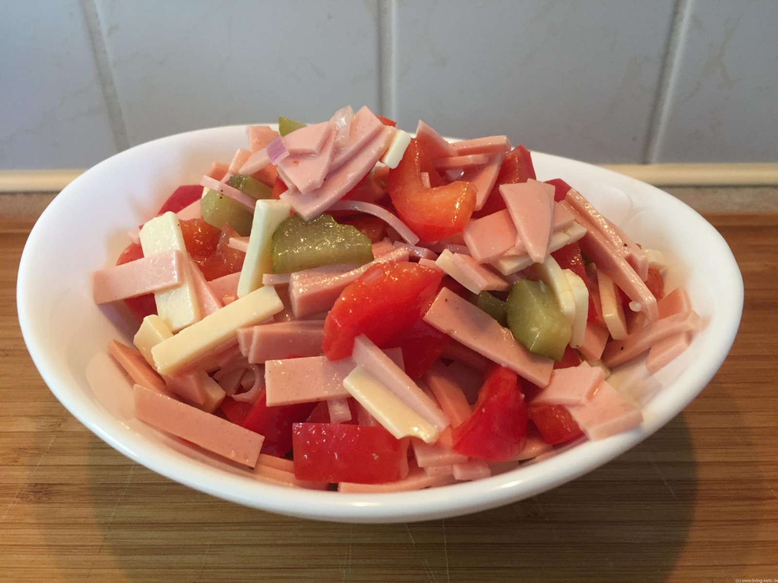 Bunter Wurstsalat | Ketogen Leben