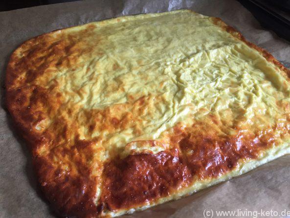 Keto Wraps mit Schinken und Käse – Wrap-Teig frisch aus dem Ofen