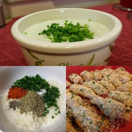 Mehr über den Artikel erfahren Knusprige ketogene Chicken Wings mit Parmesanpanade und Käse-Dip