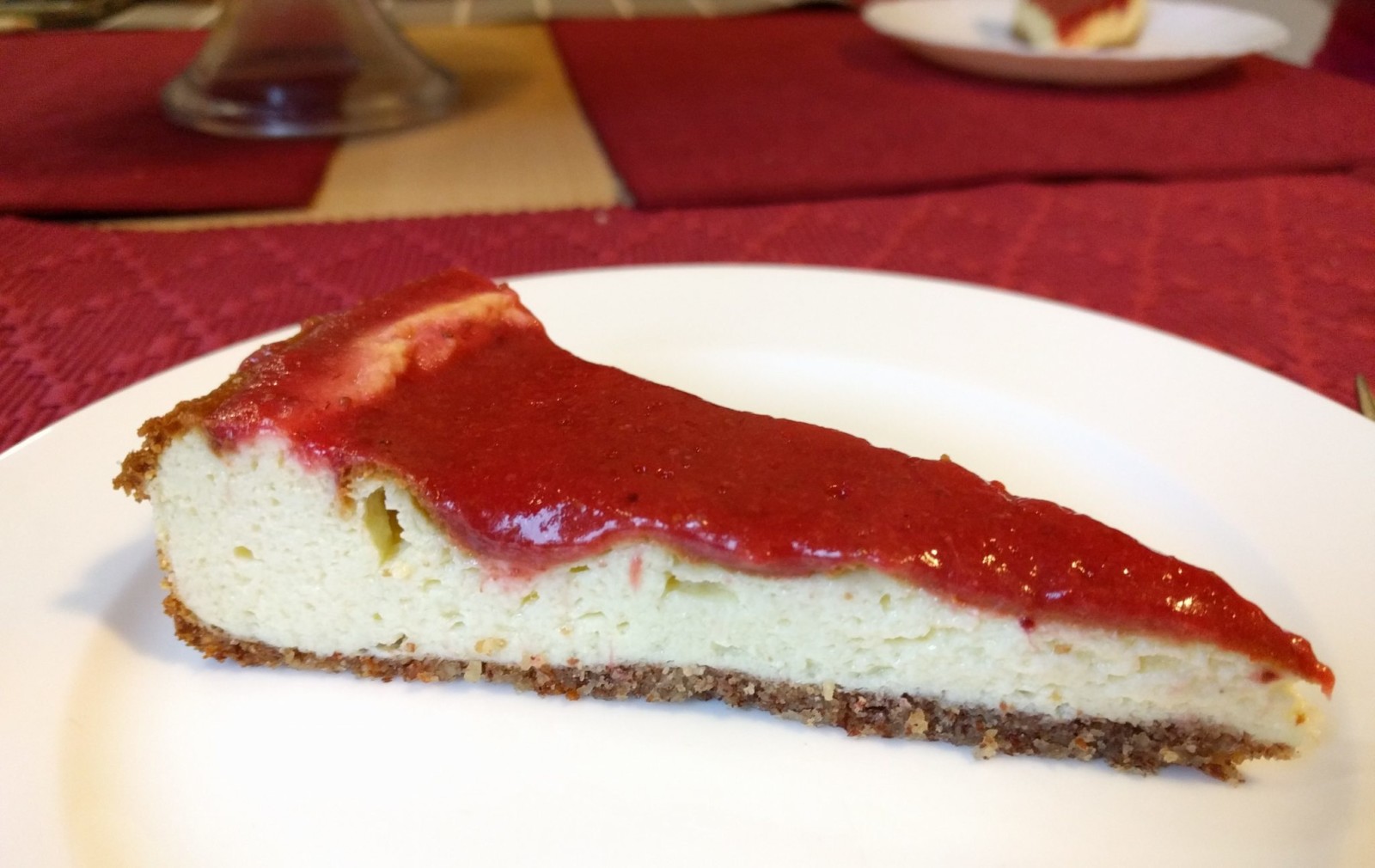 Erdbeer Kaesekuchen