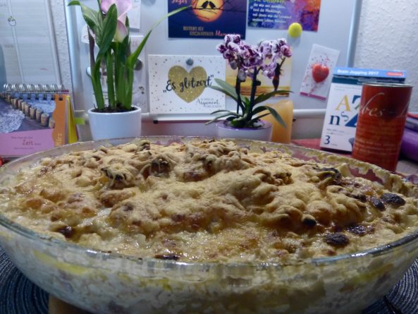 Petersilienwurzel Sellerie Auflauf fertig