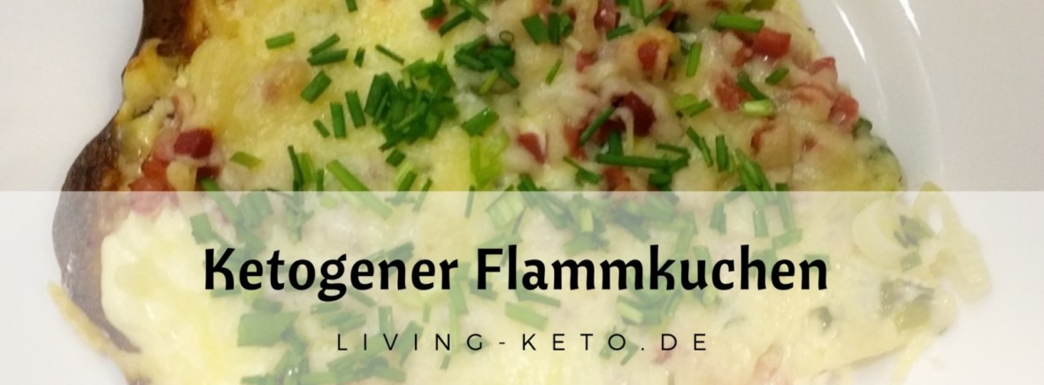 ketogener Flammkuchen Elsässer Art