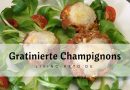 Gefüllte gratinierte Champignons mit Bolognese und Feta