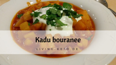 Mehr über den Artikel erfahren Kadu Bouranee Rezept – Afghanischer Kürbis mit Tomatensauce und Joghurtsauce