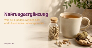 Mehr über den Artikel erfahren Nahrungsergänzungsmittel bei Lipödem – was wirklich hilft