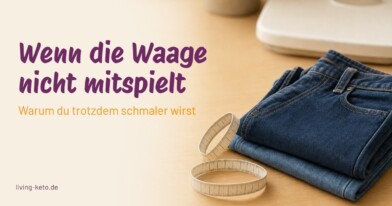 Mehr über den Artikel erfahren Wenn die Waage nicht mitspielt: Warum du trotz Keto und Gewichtsverlust nicht immer weniger wiegst